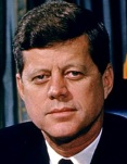 Photo of John F. Kennedy by Alfred Eisenstaedt (Wikimedia Commons)