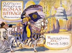 Official program - Woman suffrage procession, Washington, D.C. March 3, 1913 (Library of Congress)