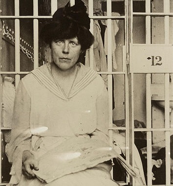 Lucy Burns in Occoquan Workhouse, Washington (Library of Congress)