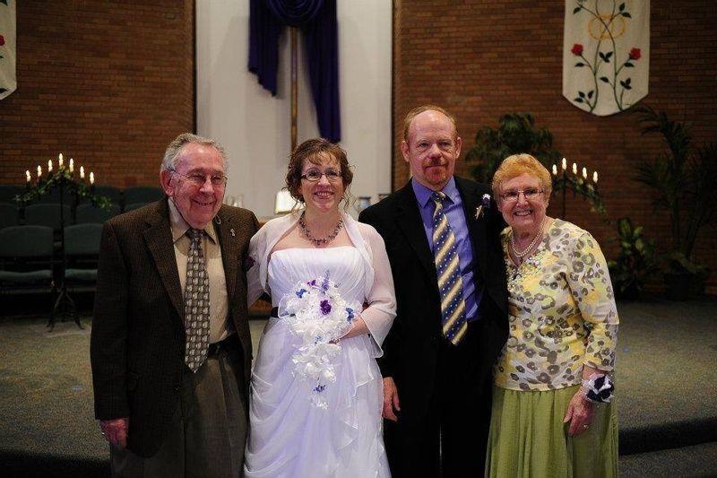 Shirley (Mom), Wally and I will miss you so much.  We were so blessed to have you in our lives and we will always cherish the memories of the good times we had with you and Bill.  We were so honored to have you as Wally's "mom and dad" at our wedding.  Yo